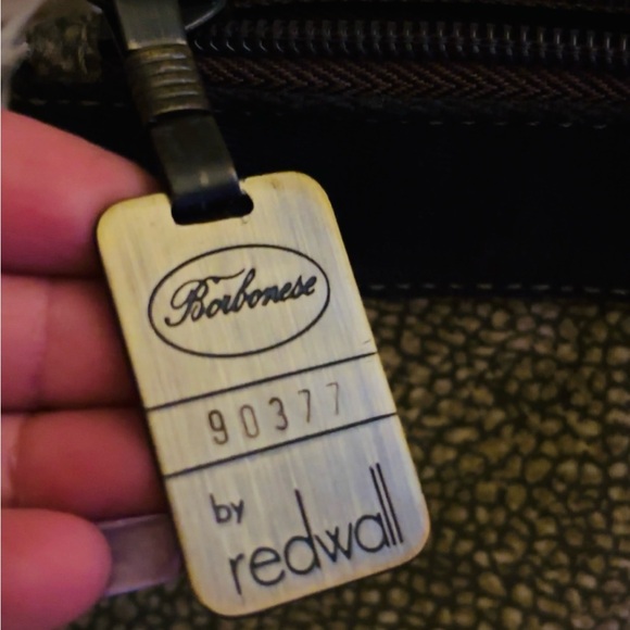 Authentic Borbonese Travel Bag with a small pouch - Picture 10 of 12